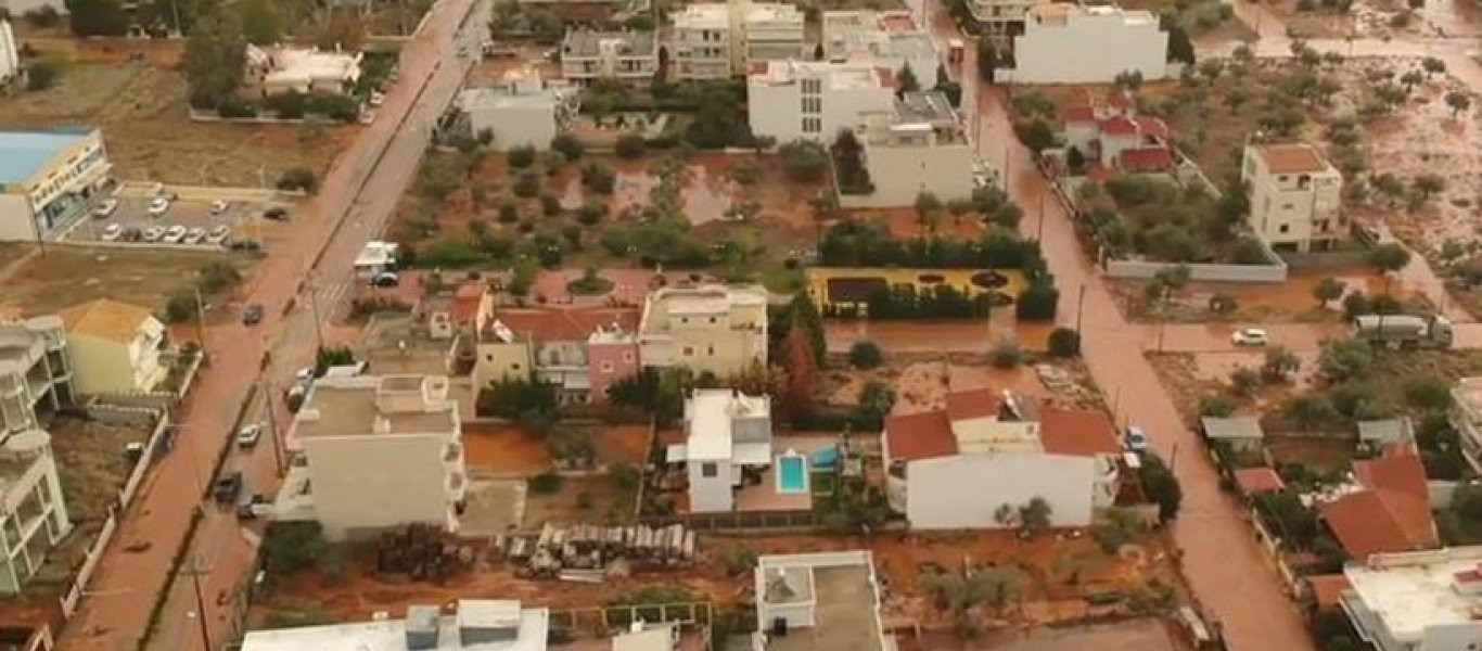 Κατακόκκινο το Θριάσιο από τη λάσπη (βίντεο)